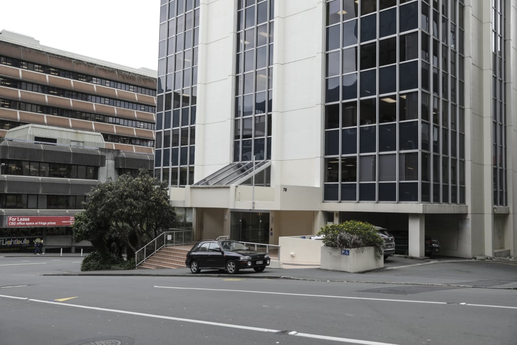 Several hundred people were forced to evacuate the 13-floor building yesterday.