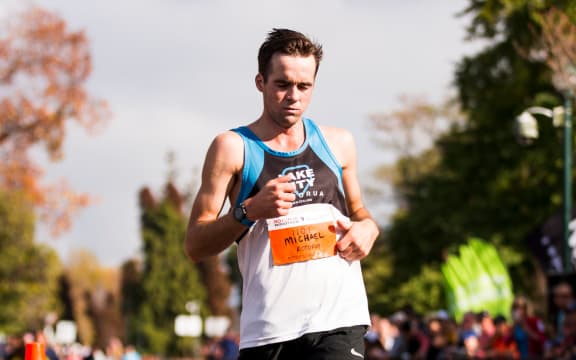 Michael Voss at the 2019 Rotorua Marathon.