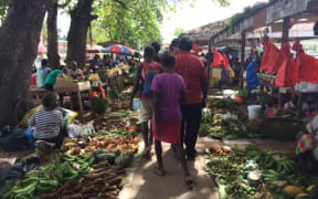 the present Gizo market