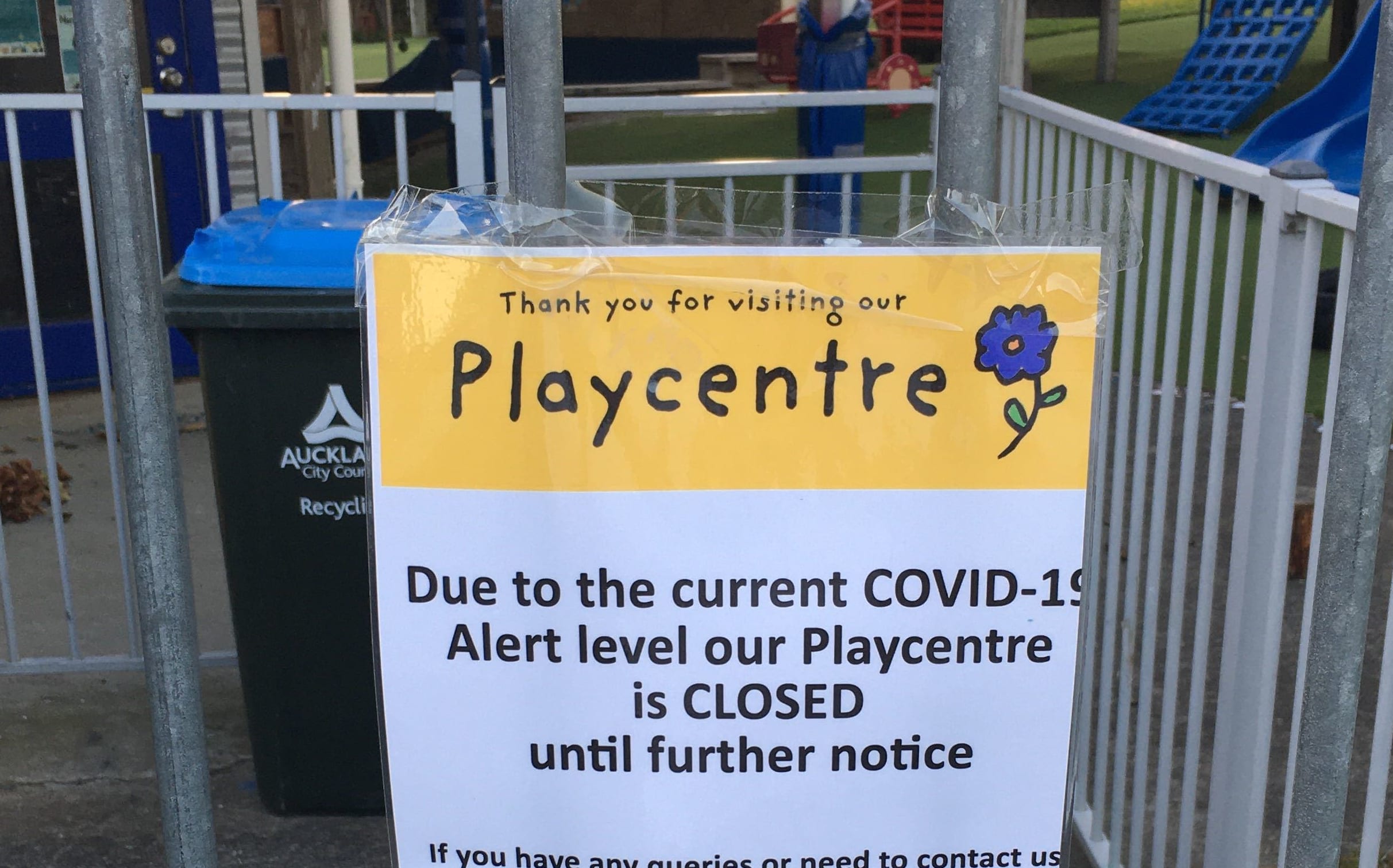 Covid-19 lockdown: play centre shut down, closed