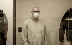 Antonio Glen Castillano also known as Glenn Green appearing in Auckland District Court.