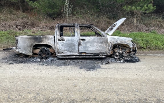 Police investigating the death of Steven Taiatini in Ōpōtiki are seeking information on a vehicle. Mr Taiatini died following an incident on Saint John Street in Ōpōtiki on 9 June. The burnt-out vehicle, pictured, was located on Sunday morning on Waiotahe Valley Road. Police believe the vehicle was set alight overnight on Saturday.