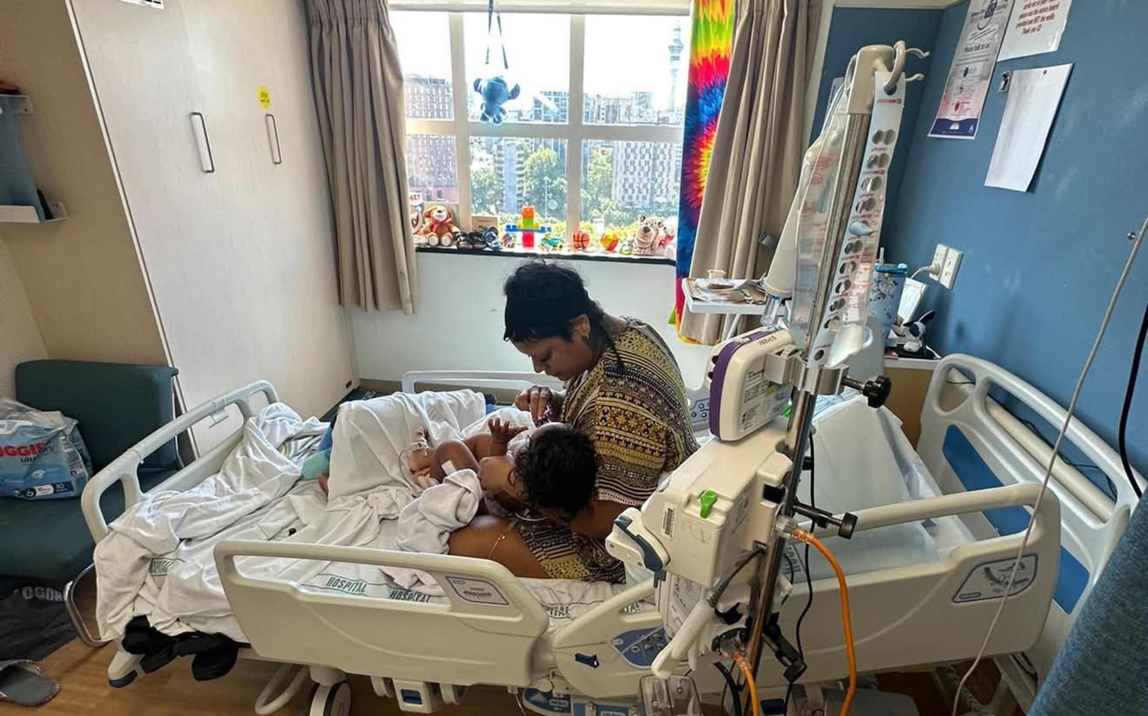 Tanya Lapu'aho's two-and-a-half year old son was diagnosed in January with high-risk neuroblastoma.