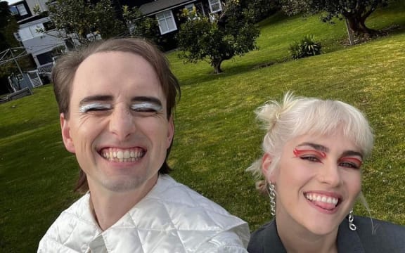 Gabriel Everett and Ash Wallace - the Auckland music duo Foley