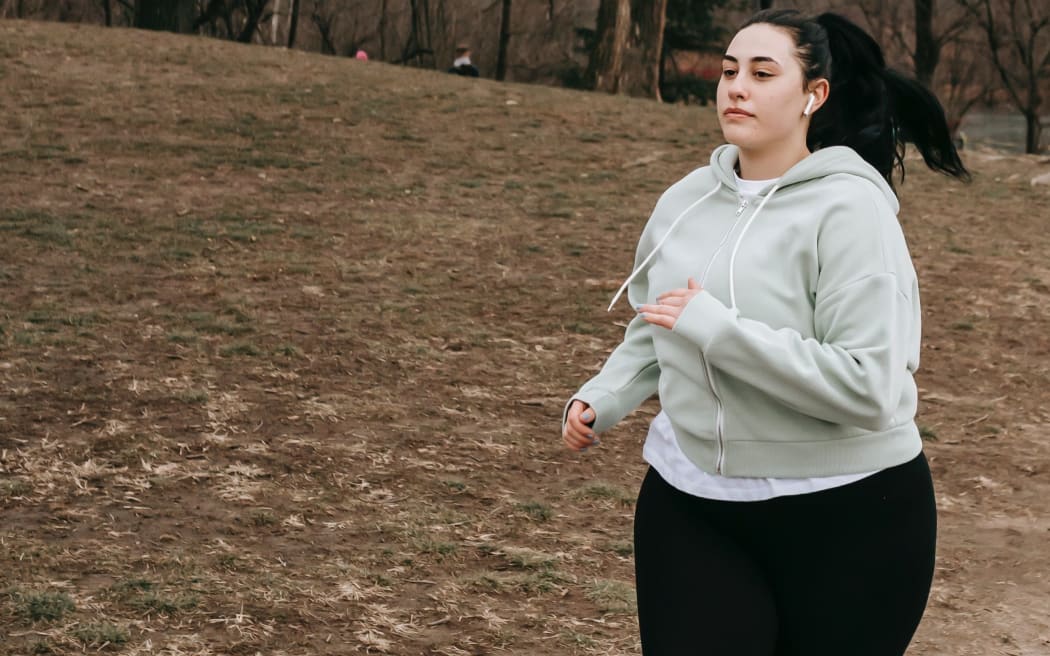 woman running