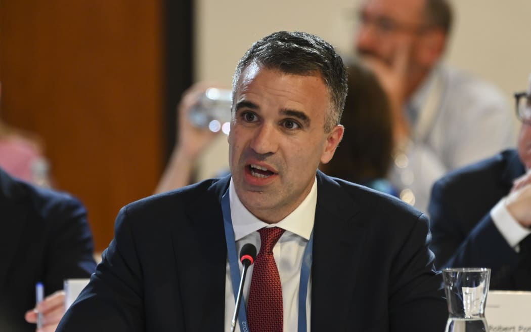 South Australia Premier Peter Malinauskas attends a jobs and skills summit at Parliament House on 1 September, 2022 in Canberra, Australia.