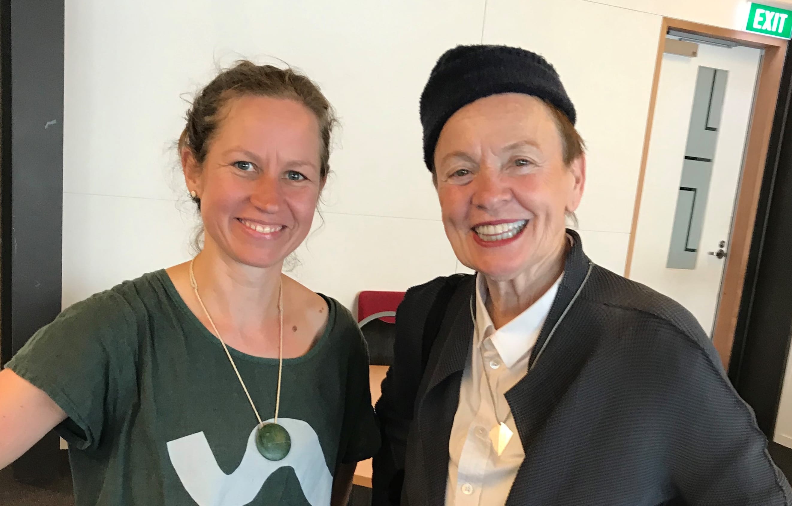 Kirsten Johnstone with Laurie Anderson