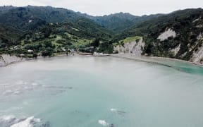 The wharf at Waima, Tokomaru Bay