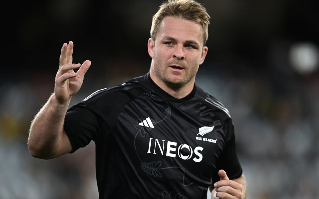 Sam Cane of New Zealand is seen ahead of the 2023 Bledisloe Cup rugby match between the Australian Wallabies and the New Zealand All Blacks at the Melbourne Cricket Ground in Melbourne, Saturday, July 29, 2023. (AAP Image/James Ross/ www.photosport.nz