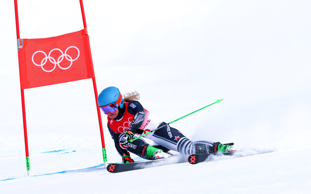 Beijing 2022 Winter Olympics, Yanqing National Alpine Skiing Centre, Yanqing, China 7/2/2022
Alpine Skiing, Womenâs Giant Slalom
New Zealandâs Alice Robinson
Mandatory Credit Â©INPHO/Bryan Keane