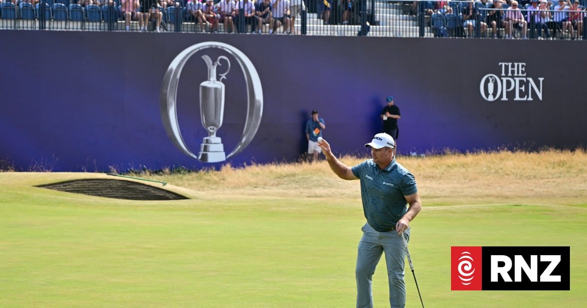 Image accompanying RNZ coverage of Ryan Fox at The Open Championship.