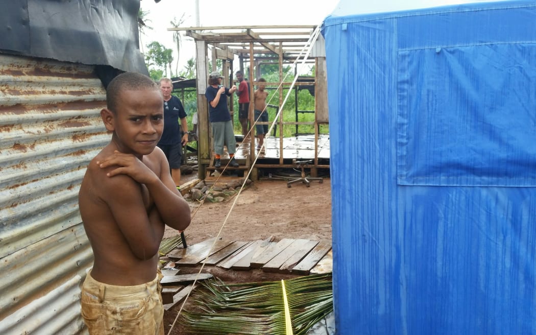 Villagers near Lautoka try to rebuild but have to face another cyclone.