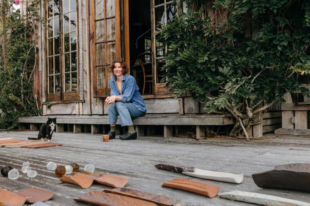 Kate Newby on residency at Fogo Island, 2013