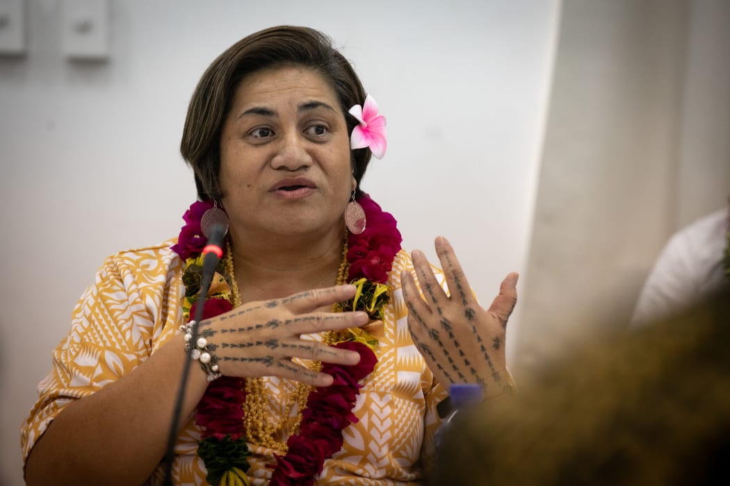 Labour MP Lemauga Lydia Sosene on an inter-parliamentary visit to Samoa