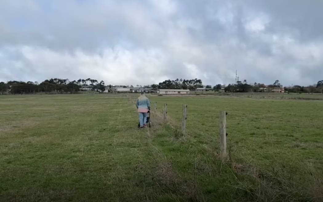 The two blocks are right beside each other.