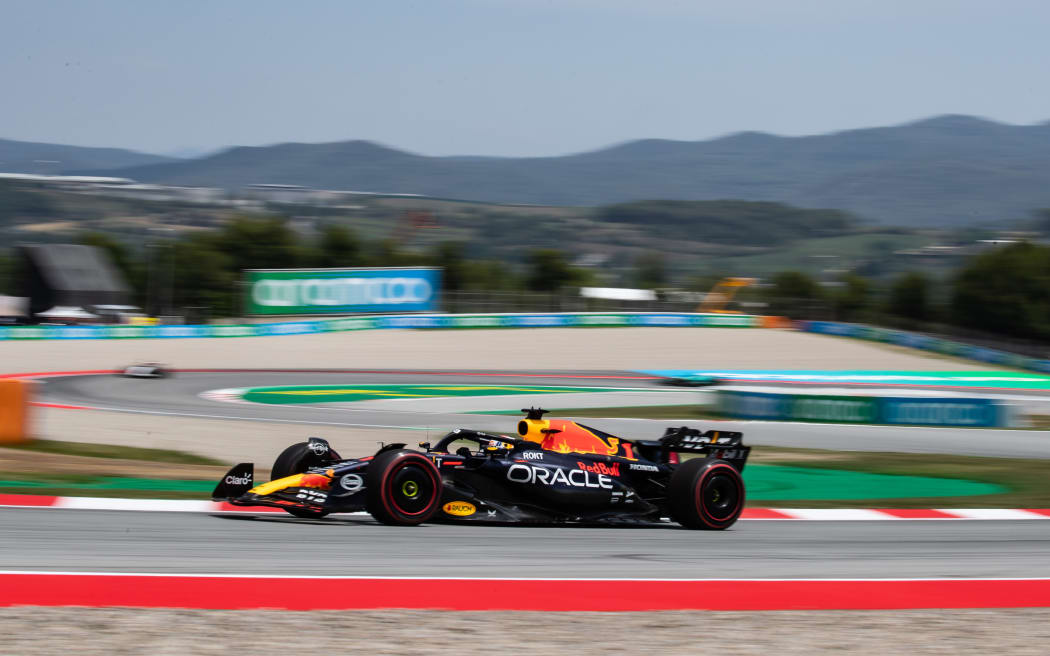 Max Verstappen of Red Bull racing at 2023 Formula 1 Grand Prix of Spain, Circuit de Catalunya.