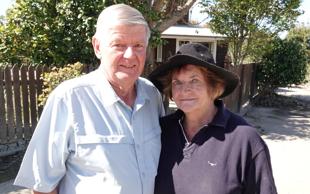 Bill and Meda Hawkins hope they can rebuild their Pakowhai home.
