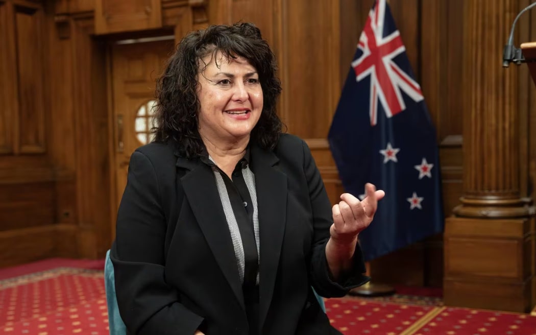 NZ First MP Casey Costello at Parliament.