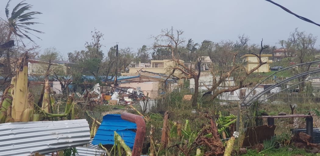 Typhoon Yutu damage