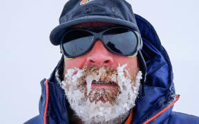 Henry Worsley during his solo unaided traverse of Antarctica