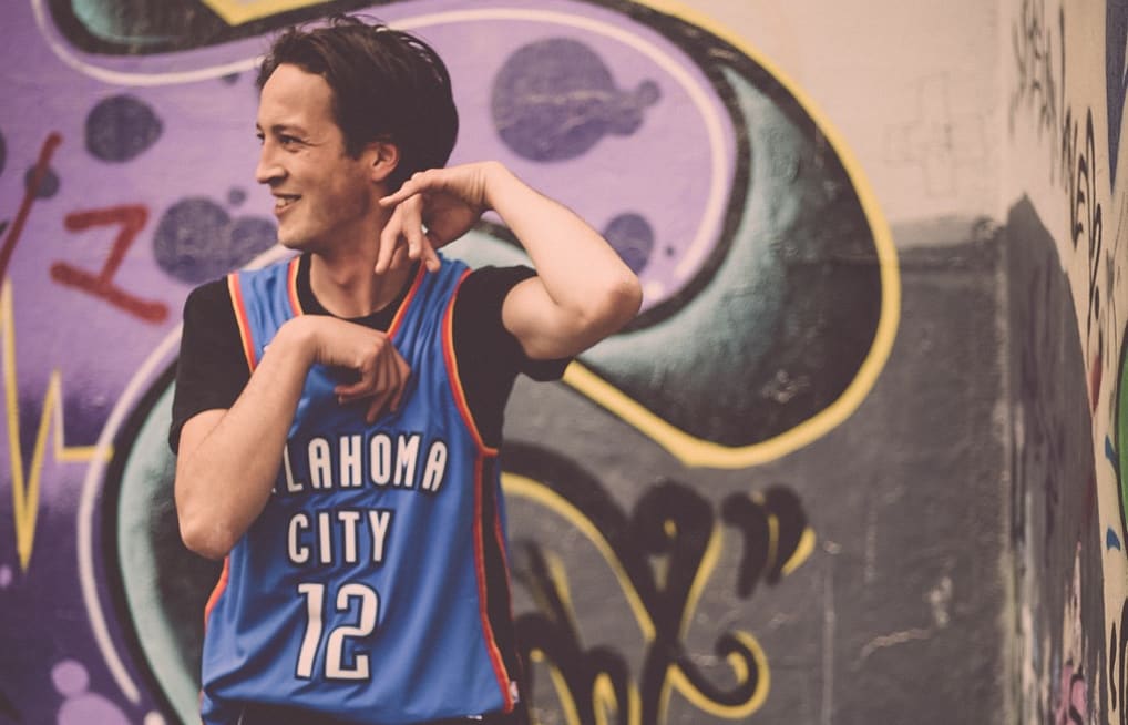 Marlon Williams on set for the 'Come To Me' video shoot