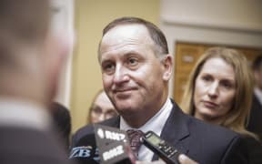 22082016 Photo: Rebekah Parsons-King. Caucas run. John Key.