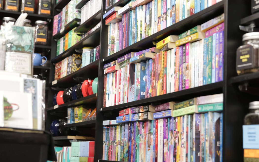 Frances Loo owns Chapter Book & Tea Shop in Mt Eden. She's seen a surge in Gen Z readers of romance novels.