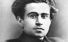 Portrait of Antonio Gramsci around 30 in the early 20s