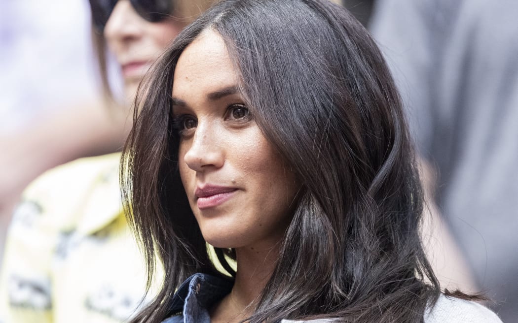 Duchess of Sussex, Meghan Markle watches the US Open Championships women's singles final match in New York