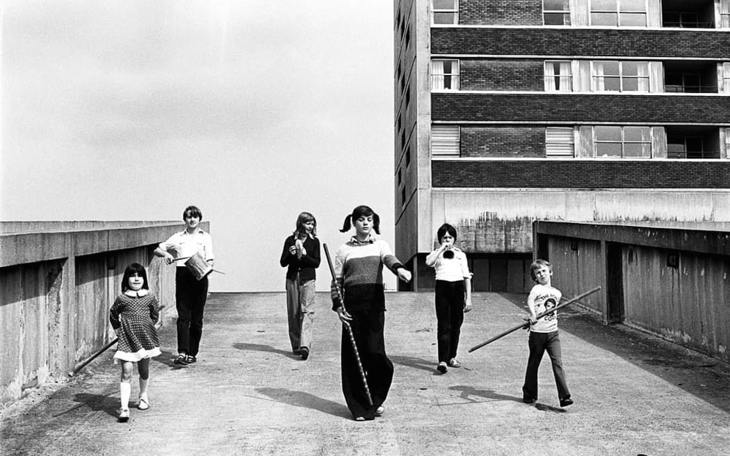Kenilworth Road Kids, Cruddas Park, Juvenile Jazz Bands (1979) - Tish Murtha (c) Ella Murtha, all rights reserved.