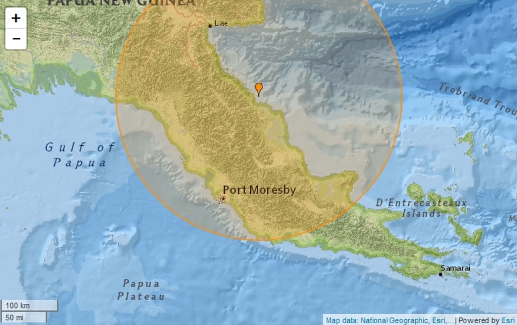 Magnitude 6.9 earthquake off PNG's east coast17 July 2020