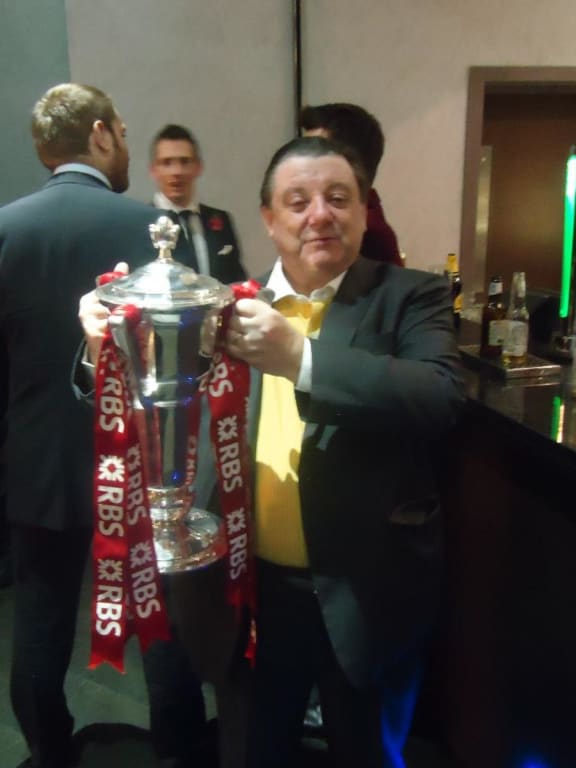 Lions fan Robin Hughes is hoping to be reunited with the four New Zealanders he gave Rugby World Cup final tickets to in Paris in 2007.