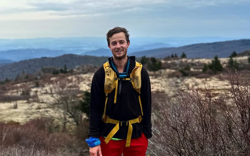 Matheson Brown, a speed climber from New Plymouth.