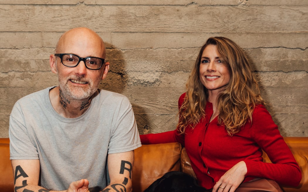 Moby and  Lindsay Hicks