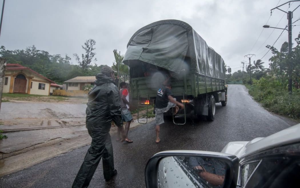 Evacuations begin as cyclone Cook batters Vanuatu.