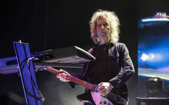CHULA VISTA, CALIFORNIA - MAY 20: Perry Bamonte of The Cure performs at North Island Credit Union Amphitheatre on May 20, 2023 in Chula Vista, California.   Harmony Gerber/Getty Images/AFP (Photo by Harmony Gerber / GETTY IMAGES NORTH AMERICA / Getty Images via AFP)