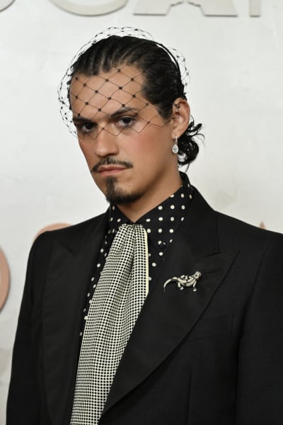US singer Omar Apollo attends the 97th Annual Academy Awards at the Dolby Theatre in Hollywood, California on March 2, 2025. (Photo by Robyn Beck / AFP)