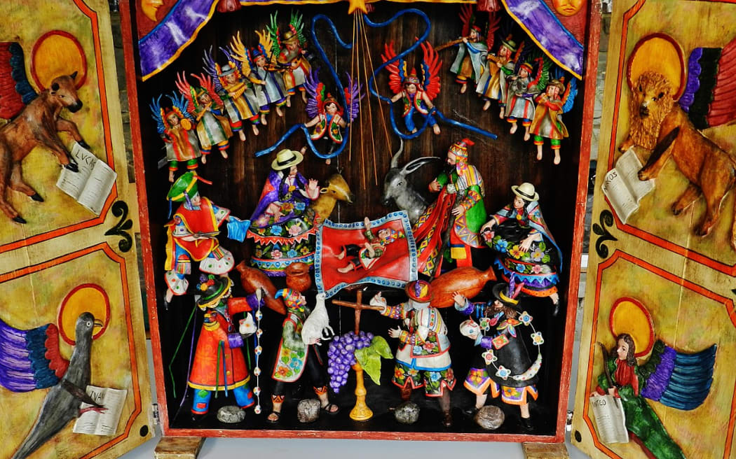 Nativity scene - Maximiano Ochante, Peru