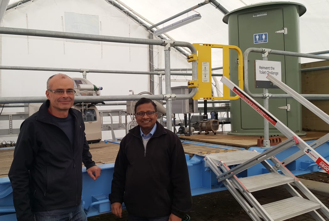 Daniel Gapes has been working on a compact, low-energy way of breaking down human waste using heat and pressure. And microbiologist Suren Wijeyekoon is using the resulting waste and microbes to make bioplastic.