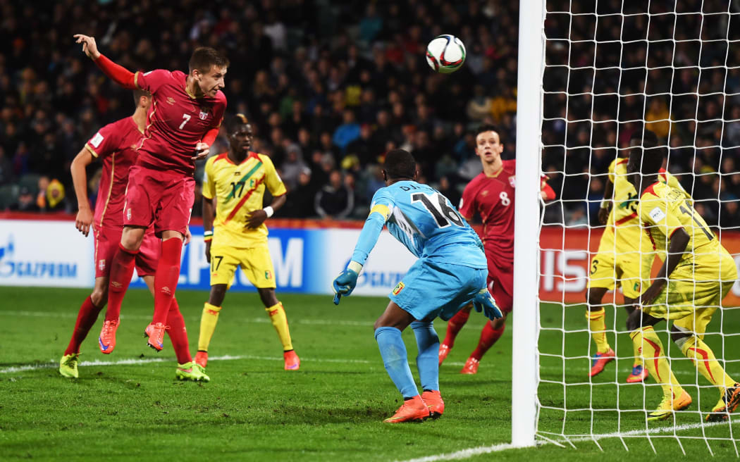 Serbian Ivan Saponjic scores against Mali Fifa under-20 World Cup semi-final 2015.