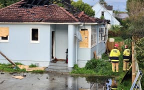 Fire and Emergency crews responded to a fire at a house on Saint Lukes Road, Mt Albert, Auckland on 7 June, 2024.