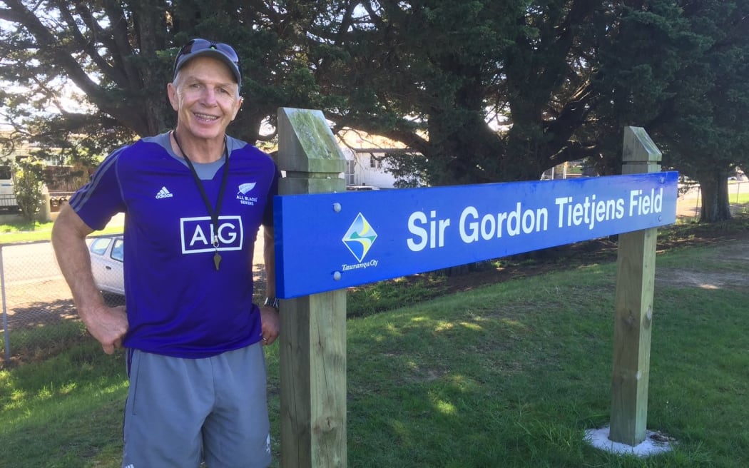 New Zealand rugby sevens coach Sir Gordon Tietjens.