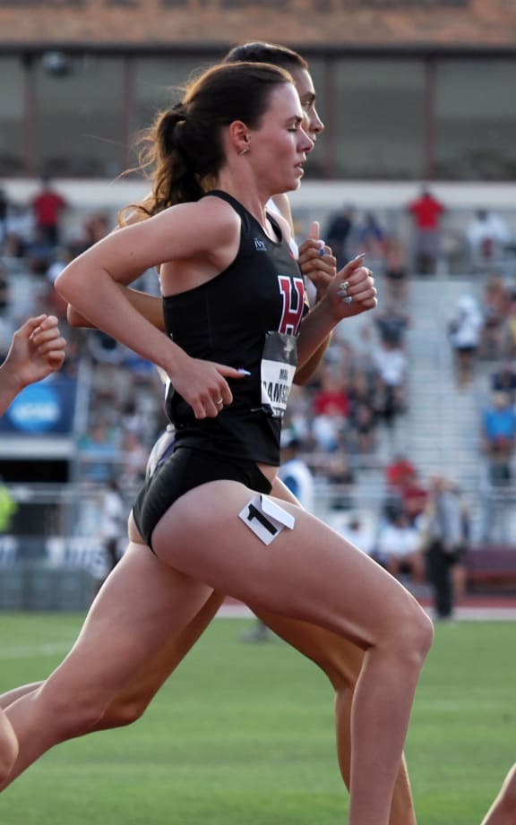 New Zealand athlete Maia Ramsden wins the Women’s 1500m Final at the 2023 NCAA Track And Field Championships, Texas.