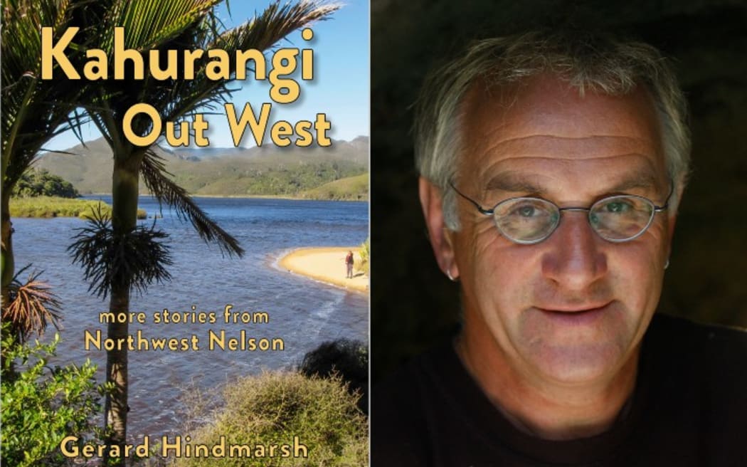 NZ author Gerard Hindmarsh and his latest book Kahurangi Out West