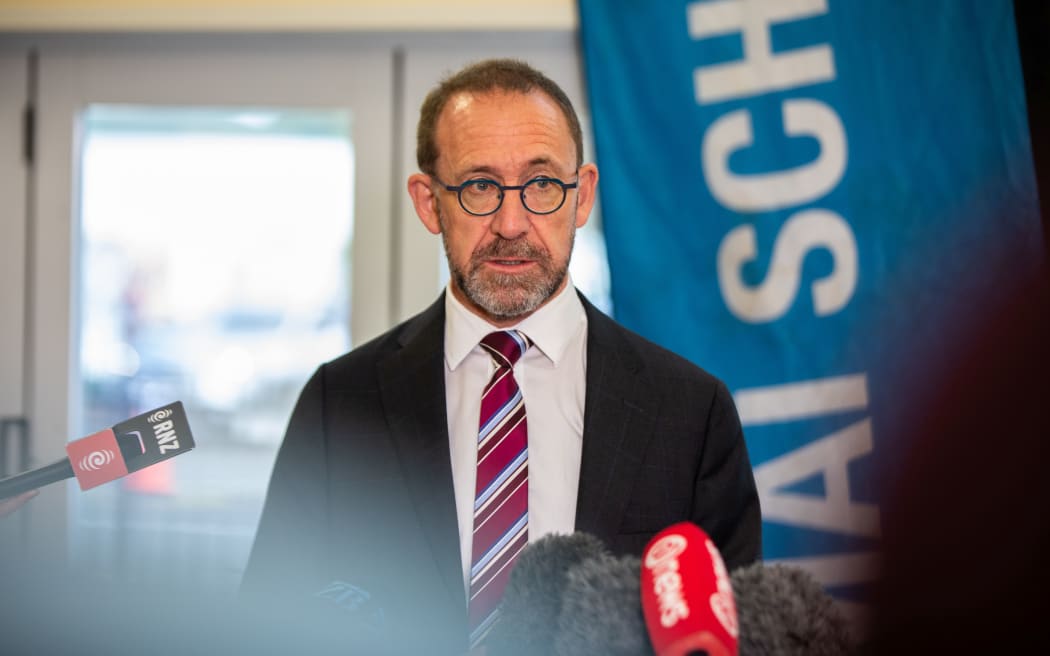 Andrew Little at  Mana Ake announcement, Manurewa, 15 April.
