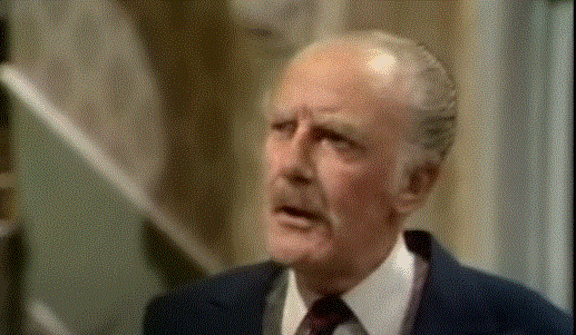 Major Gowen in the now nororious scene from Fawlty Towers.