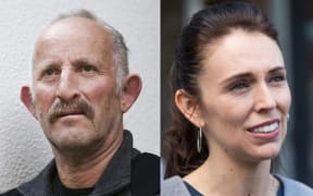 Gareth Morgan and Jacinda Ardern.