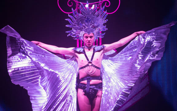 One of the West End original costumes from Priscilla Queen of the Desert in New Plymouth.