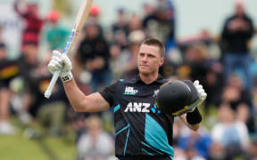 Finn Allen. New Zealand Blackcaps v Pakistan, 3rd T20I at University of Otago Oval, Dunedin, New Zealand on Wednesday 17 January 2024.
Photo credit: Michael Thomas / www.photosport.nz
