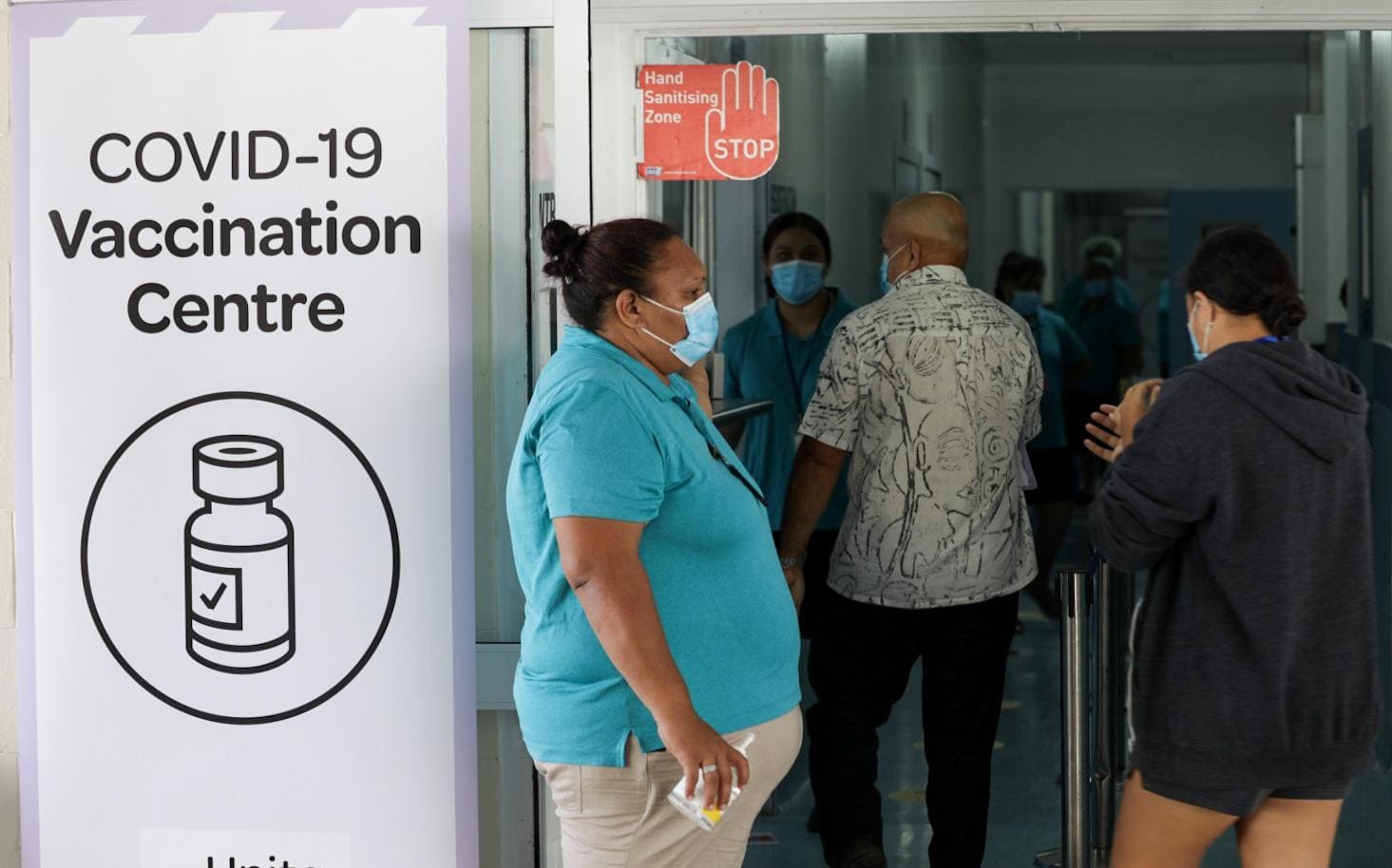 Covid-19 vaccine uptake in Cook Islands.